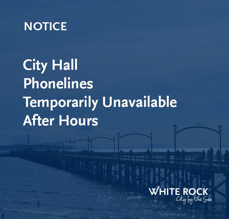 Notice - City phonelines temporarily unavailable evening of March 19