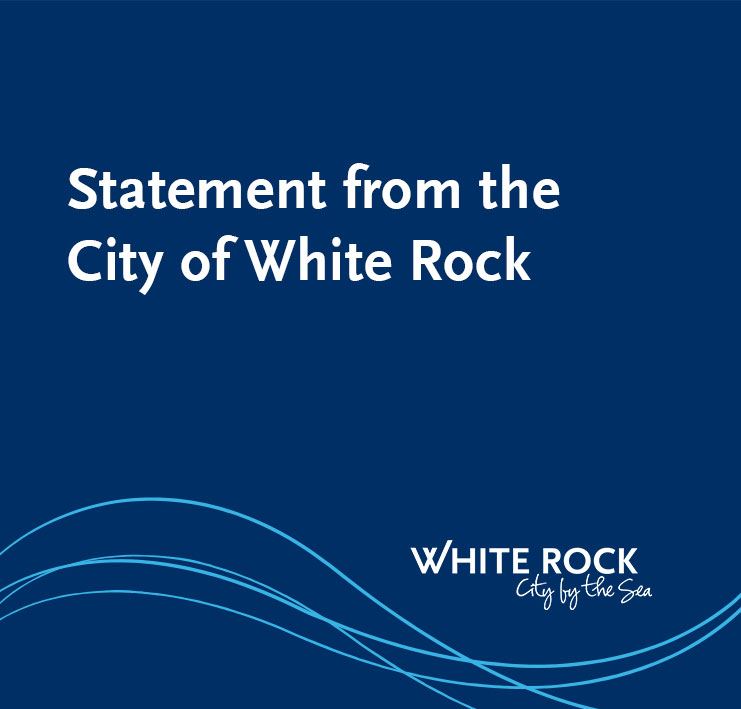 Statement from the City of White Rock