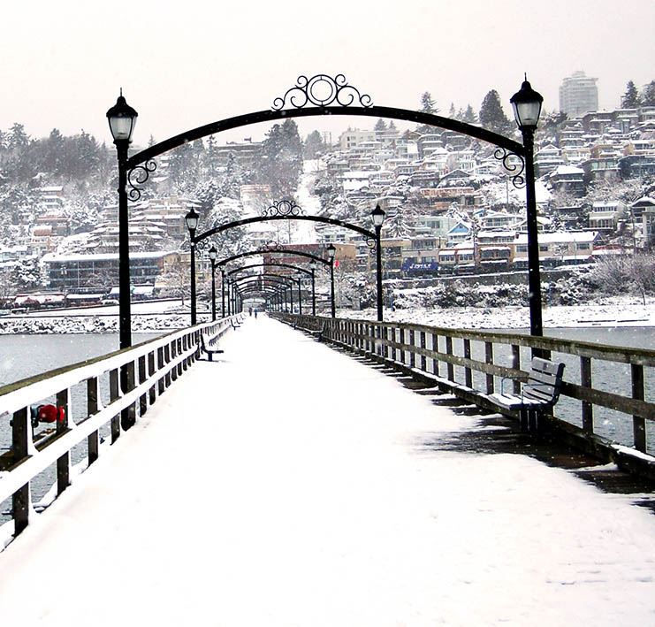 Pier in the Winter