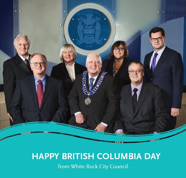 Message from White Rock City Council - Happy BC Day