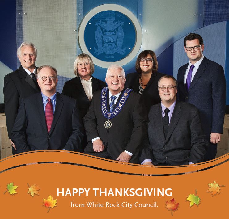 Happy Thanksgiving - A message from White Rock City Council