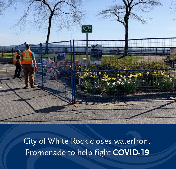 City of White Rock closes waterfront Promenade to help fight COVID-19  
