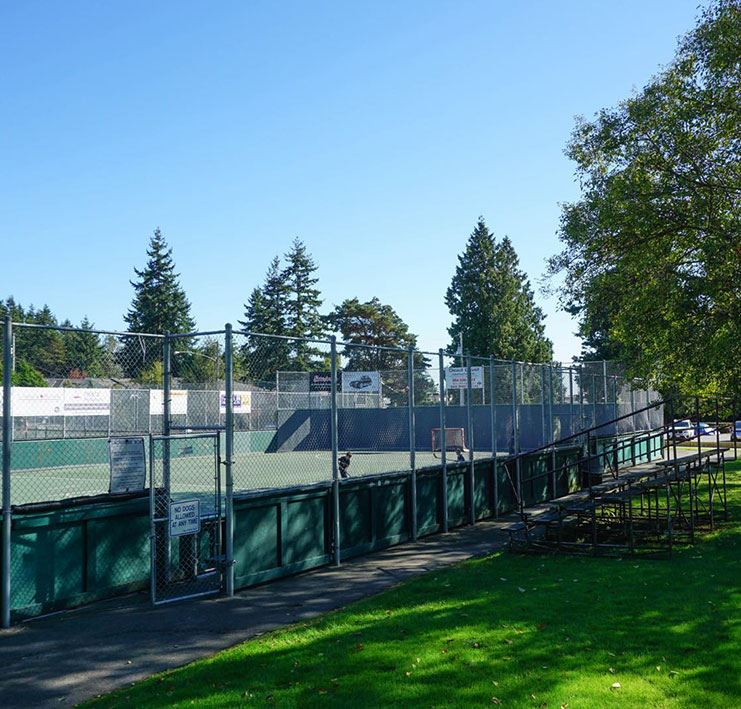 Lacrosse facility at Centennial Park in White Rock, B.C.
