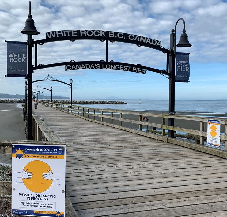 White Rock Pier reopening after COVID-19.