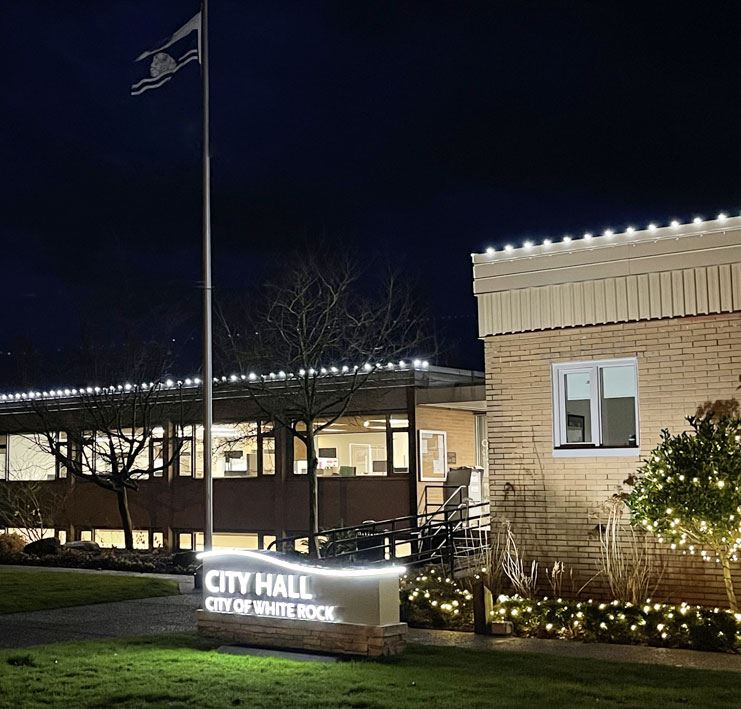 White Rock City Hall - Christmas Lights