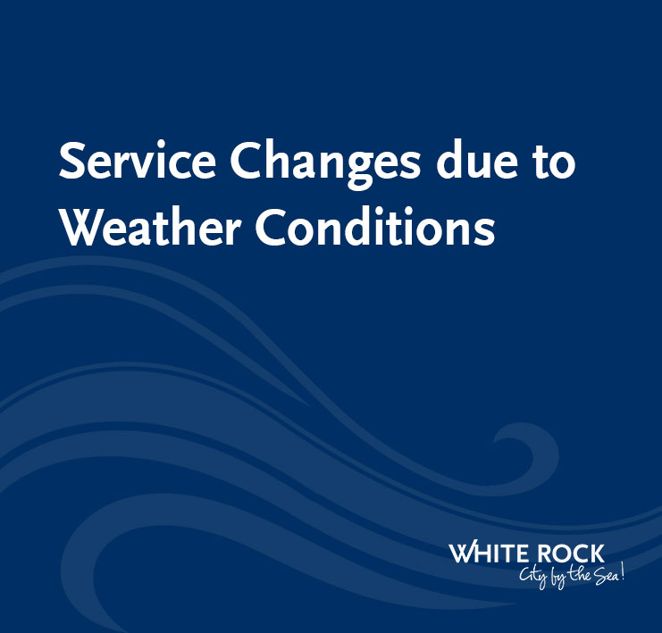 service changes due to weather conditions