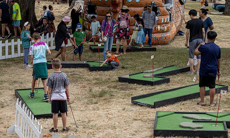 Mini golf in Semiahmoo Park