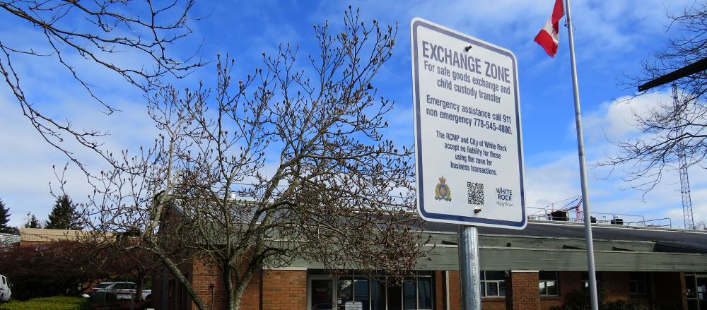 Exchange Zone at the White Rock RCMP detachment.