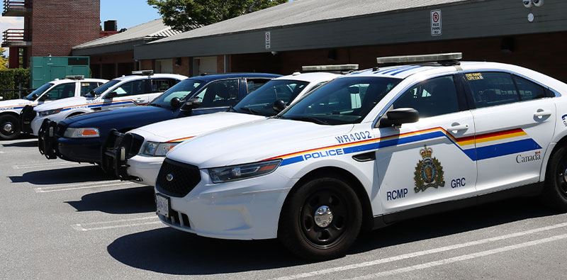 White Rock RCMP police car
