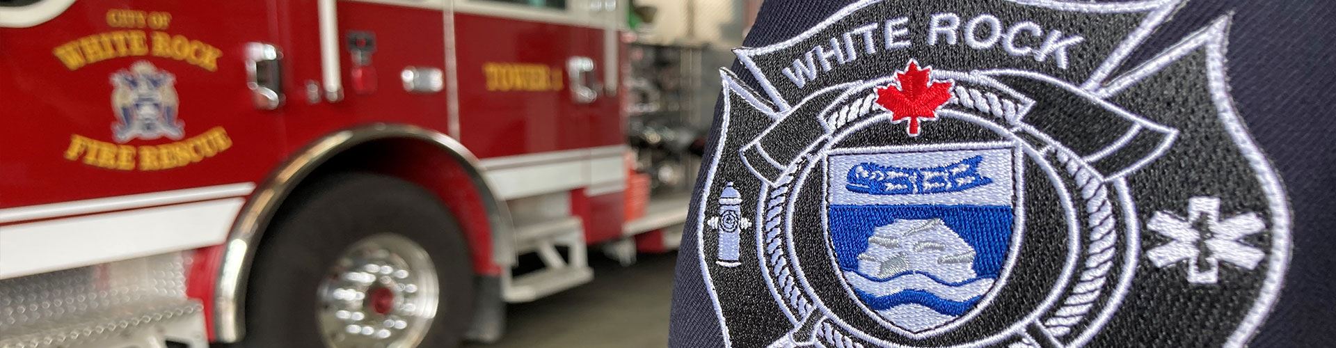White Rock Fire Rescue department patch
